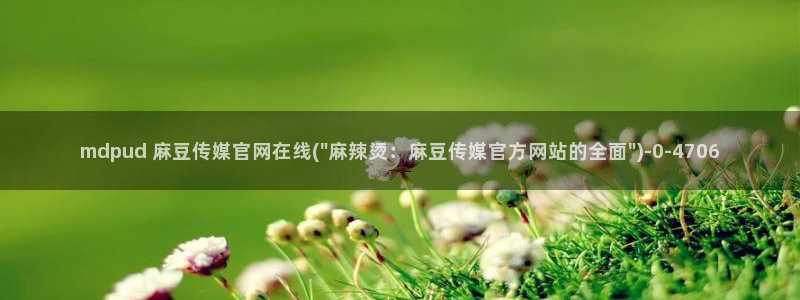 麻豆文化传媒官网ios：mdpud 麻豆传媒官网在线(\