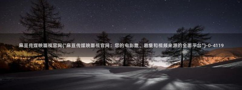 麻豆官网传媒免费网站：麻豆传媒映画视官网(\